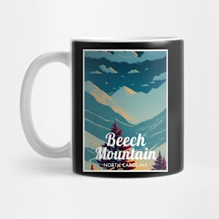 Beech Mountain North Carolina United States ski Mug